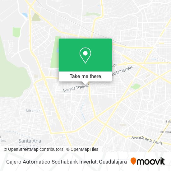 Cajero Automático Scotiabank Inverlat map