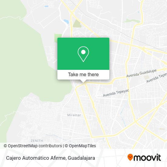 Cajero Automático Afirme map