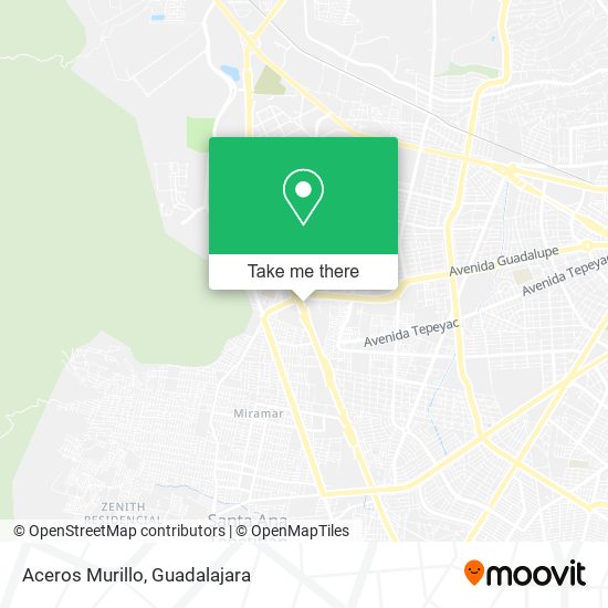 Aceros Murillo map