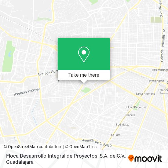 Floca Desasrrollo Integral de Proyectos, S.A. de C.V. map