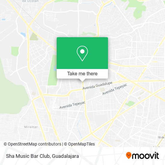 Sha Music Bar Club map