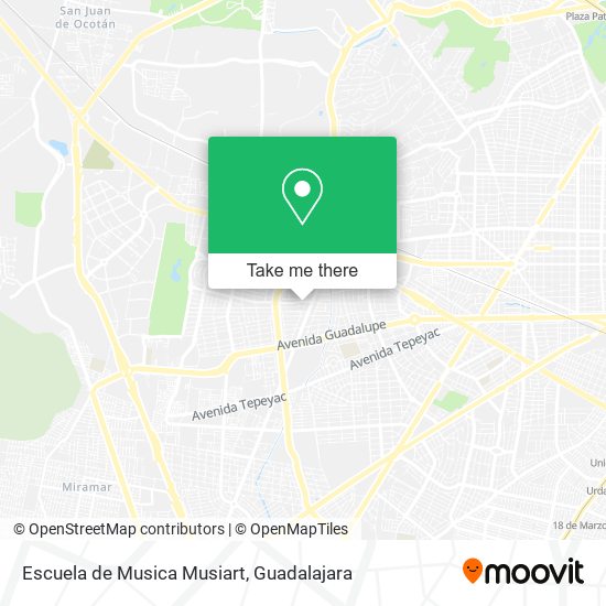 Escuela de Musica Musiart map