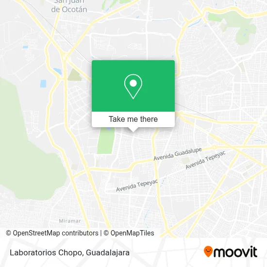 Laboratorios Chopo map