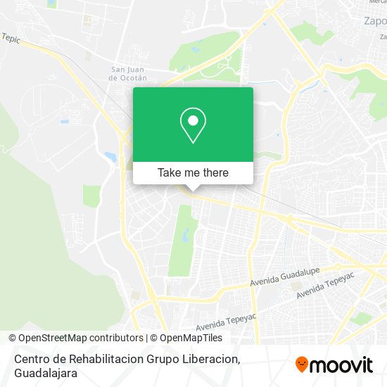 Centro de Rehabilitacion Grupo Liberacion map