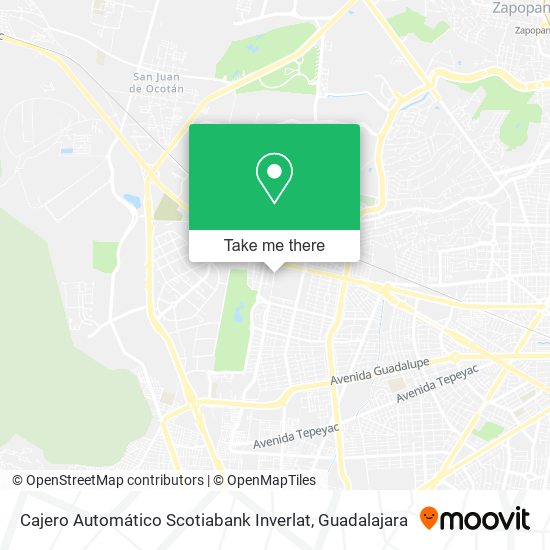Cajero Automático Scotiabank Inverlat map
