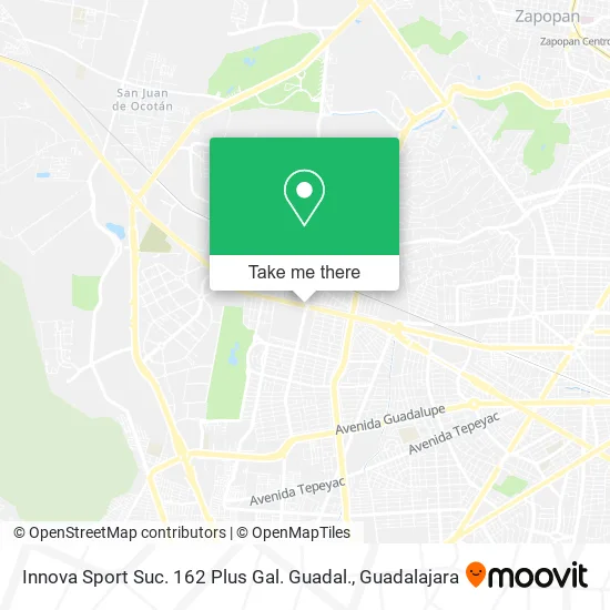 Innova Sport Suc. 162 Plus Gal. Guadal. map