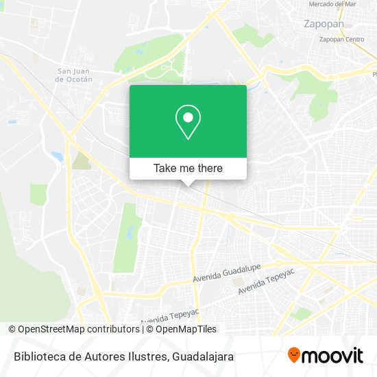 Biblioteca de Autores Ilustres map