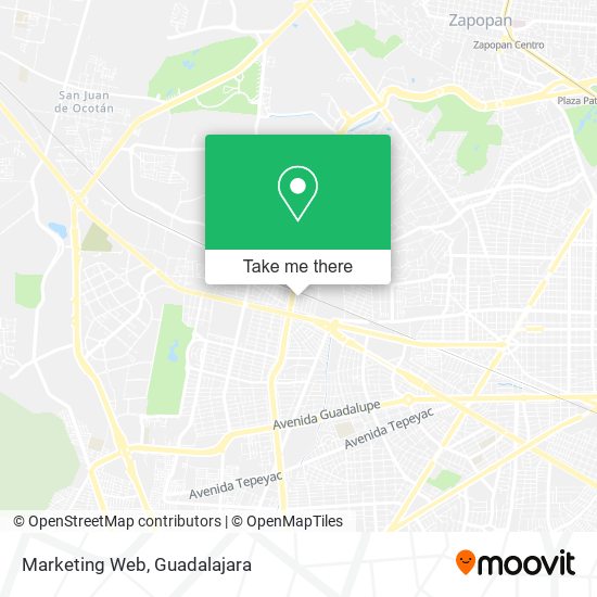 Marketing Web map