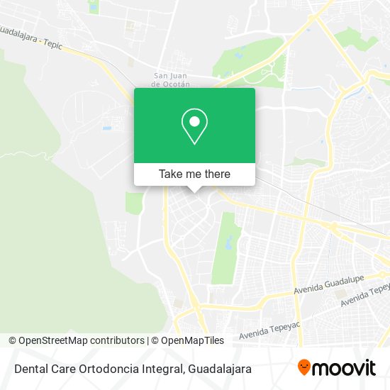 Mapa de Dental Care Ortodoncia Integral
