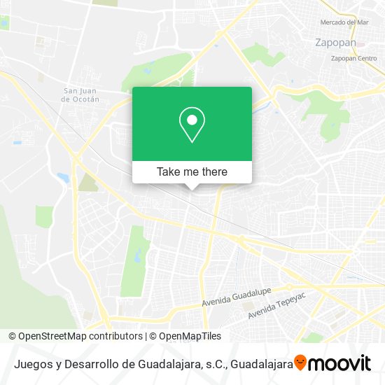 Juegos y Desarrollo de Guadalajara, s.C. map