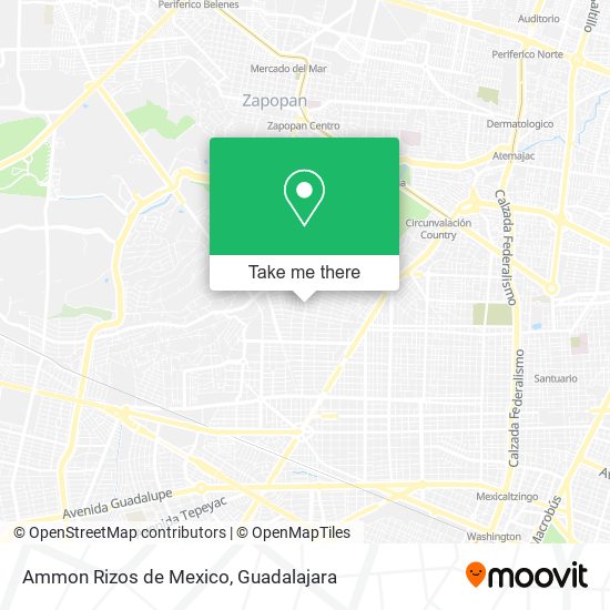 Mapa de Ammon Rizos de Mexico