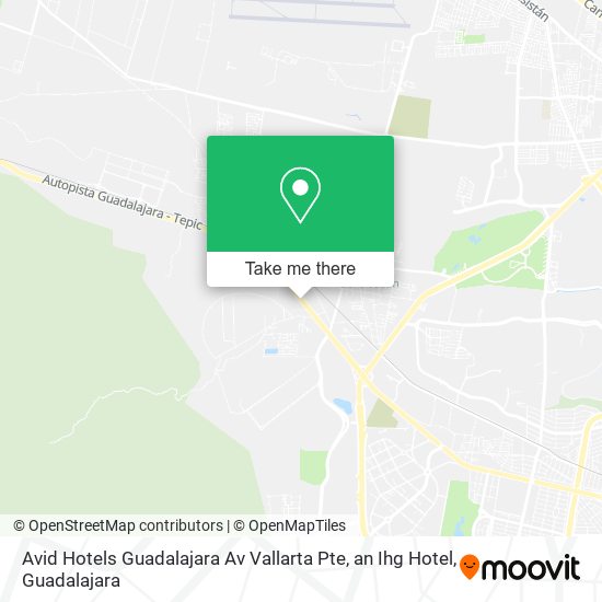 Avid Hotels Guadalajara Av Vallarta Pte, an Ihg Hotel map