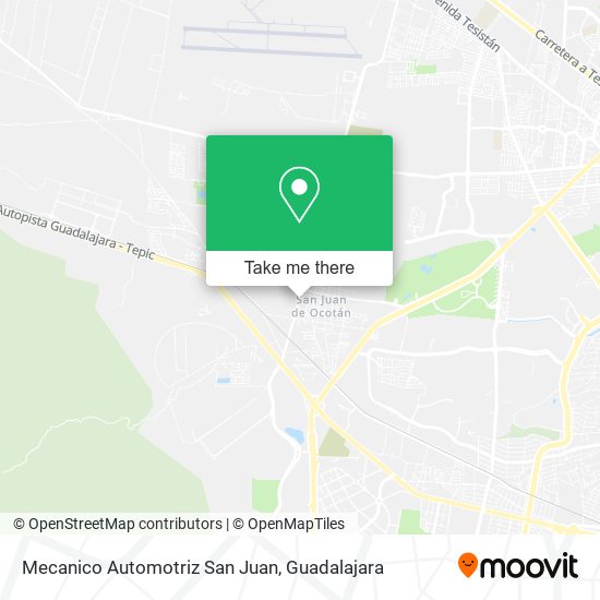 Mecanico Automotriz San Juan map