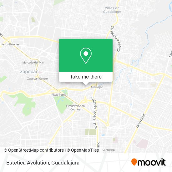 Estetica Avolution map