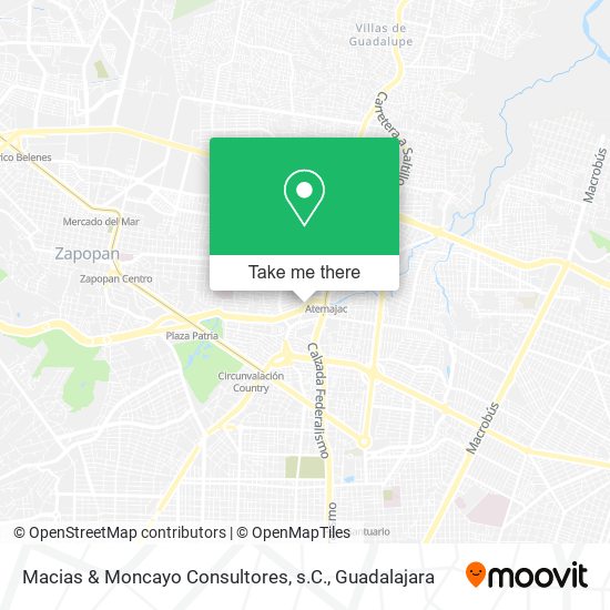 Macias & Moncayo Consultores, s.C. map