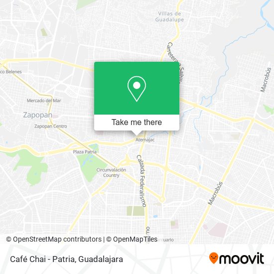 Café Chai - Patria map