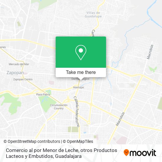 Comercio al por Menor de Leche, otros Productos Lacteos y Embutidos map