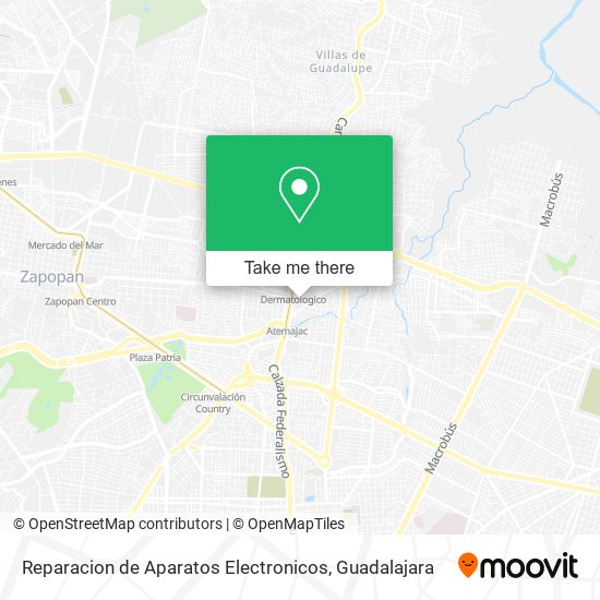 Mapa de Reparacion de Aparatos Electronicos