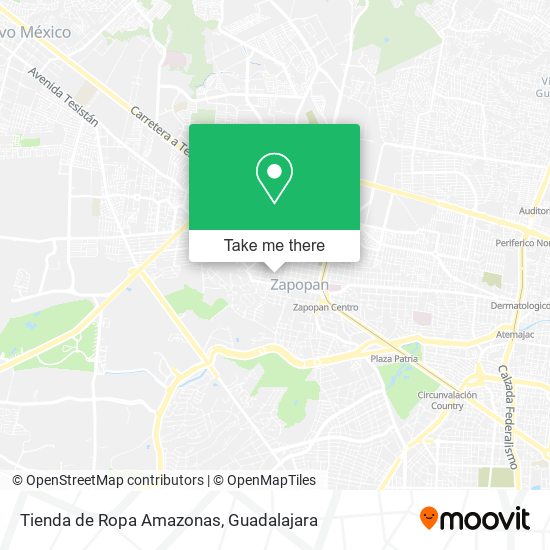 Tienda de Ropa Amazonas map