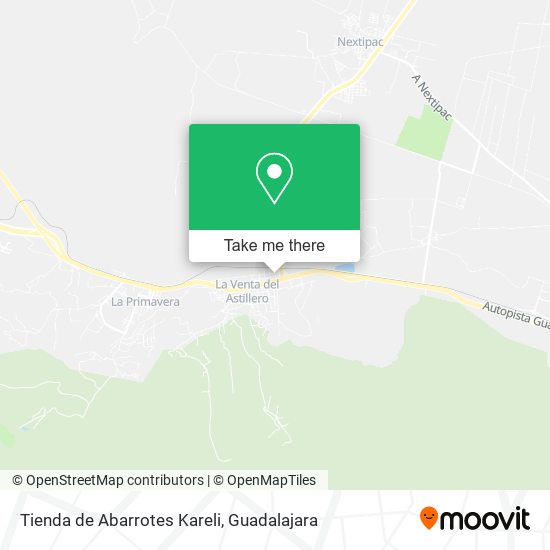 Mapa de Tienda de Abarrotes Kareli