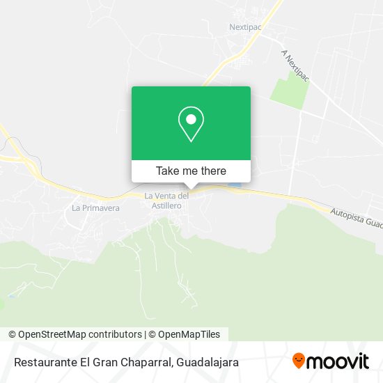 Mapa de Restaurante El Gran Chaparral