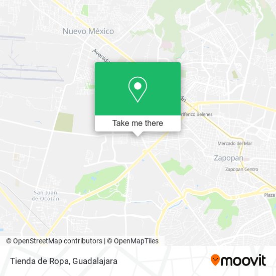 Mapa de Tienda de Ropa