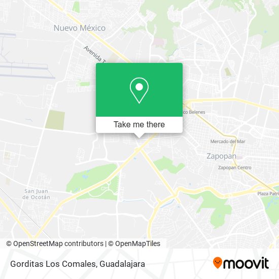 Gorditas Los Comales map