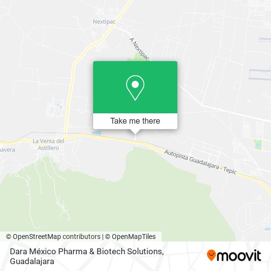 Mapa de Dara México Pharma & Biotech Solutions