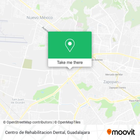 Mapa de Centro de Rehabilitacion Dental