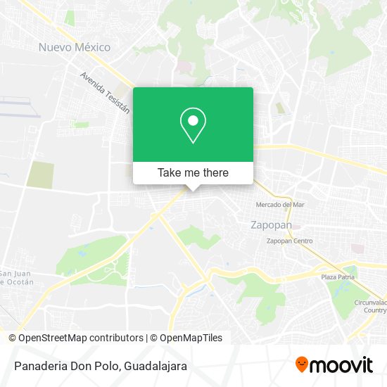 Mapa de Panaderia Don Polo