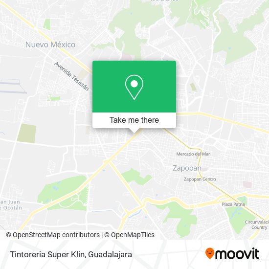 Tintoreria Super Klin map