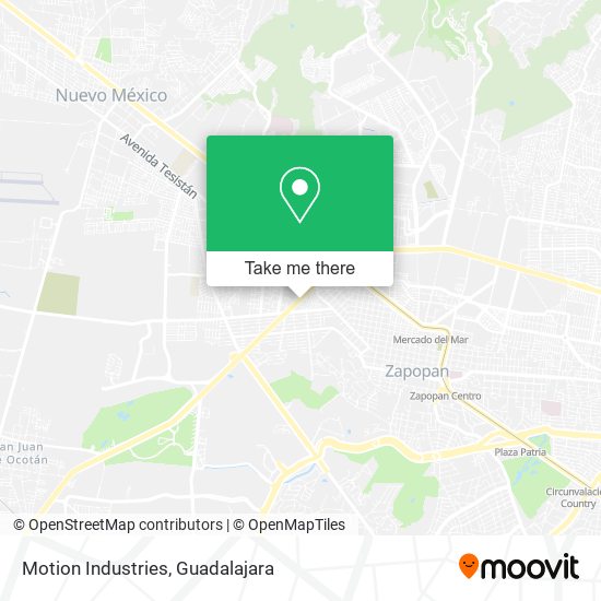 Mapa de Motion Industries