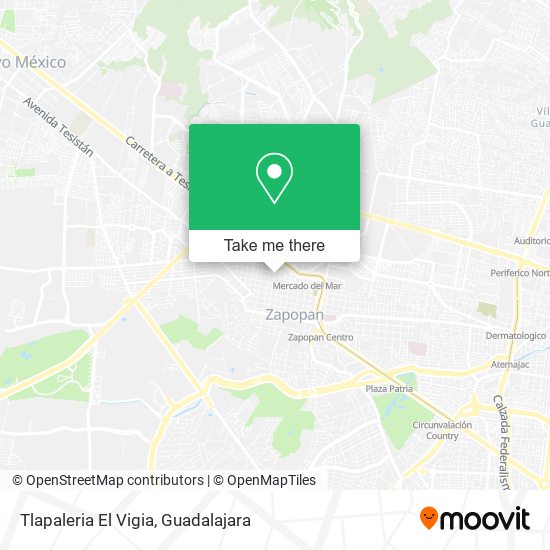 Tlapaleria El Vigia map