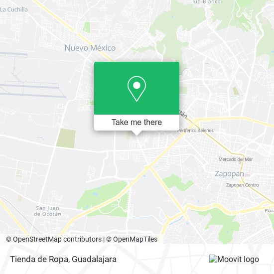 Mapa de Tienda de Ropa