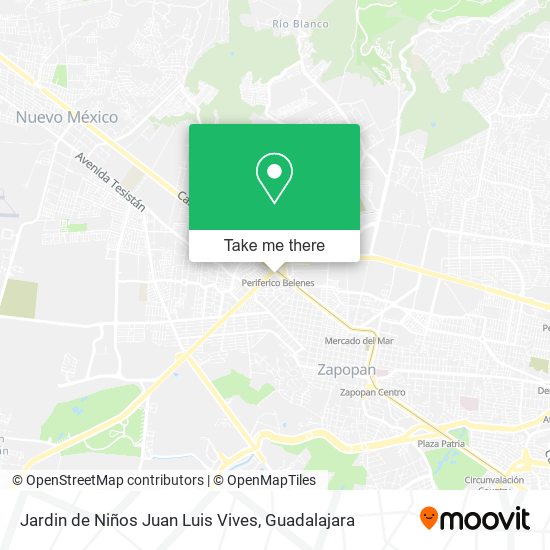 Jardin de Niños Juan Luis Vives map