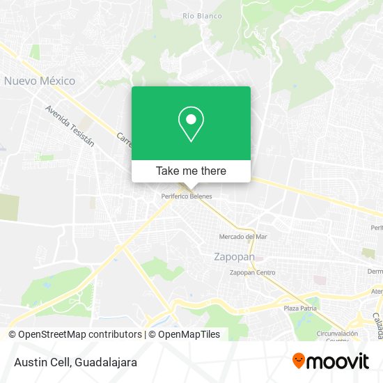 Austin Cell map