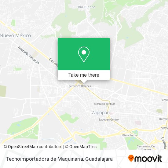 Tecnoimportadora de Maquinaria map