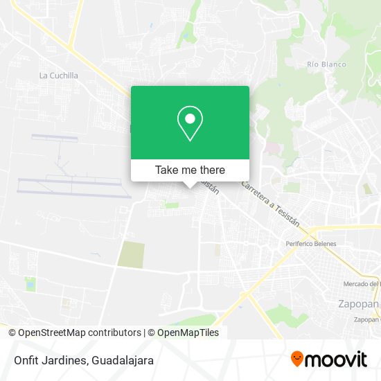 Onfit Jardines map