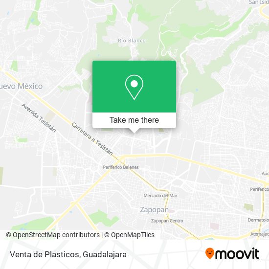 Venta de Plasticos map