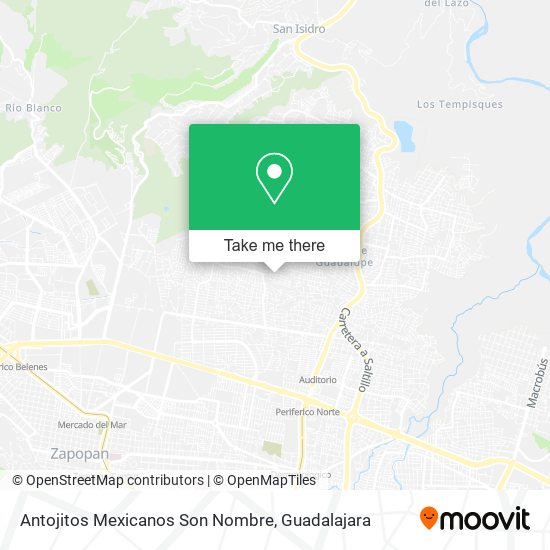 Antojitos Mexicanos Son Nombre map