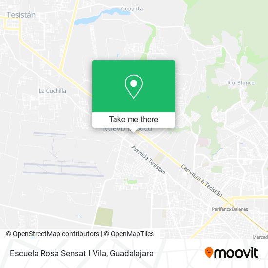 Mapa de Escuela Rosa Sensat I Vila