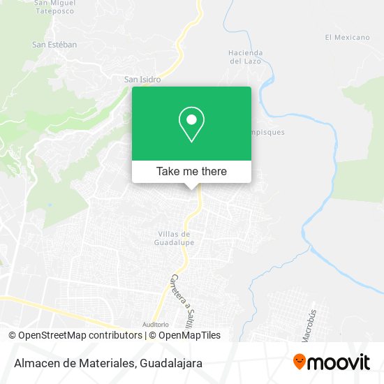 Almacen de Materiales map