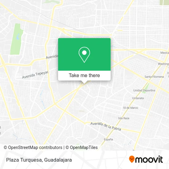 Plaza Turquesa map