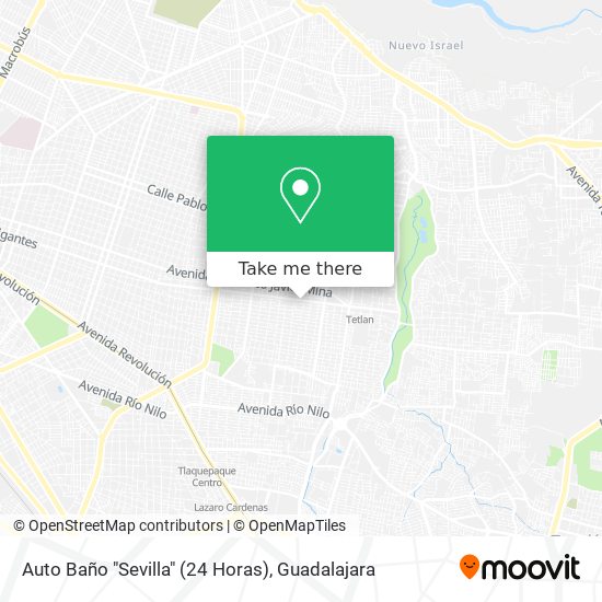 Auto Baño "Sevilla" (24 Horas) map