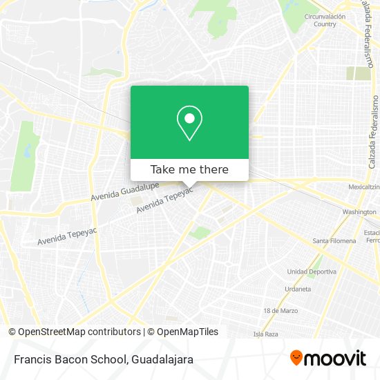 Mapa de Francis Bacon School