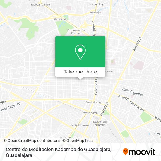 Centro de Meditación Kadampa de Guadalajara map