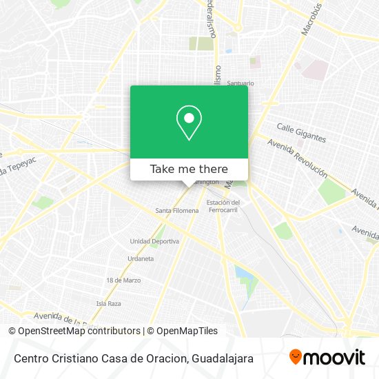Mapa de Centro Cristiano Casa de Oracion
