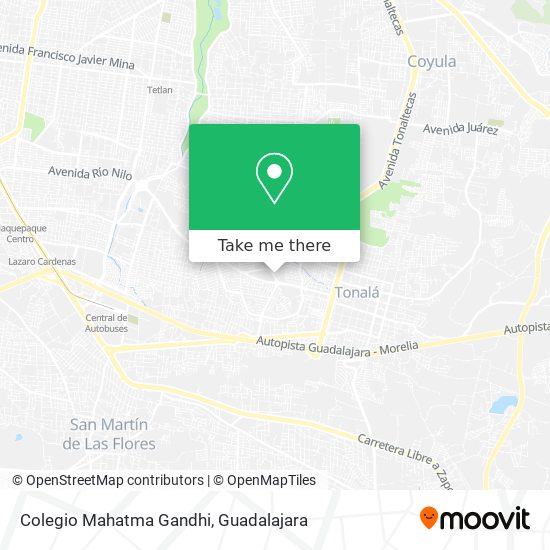 Colegio Mahatma Gandhi map