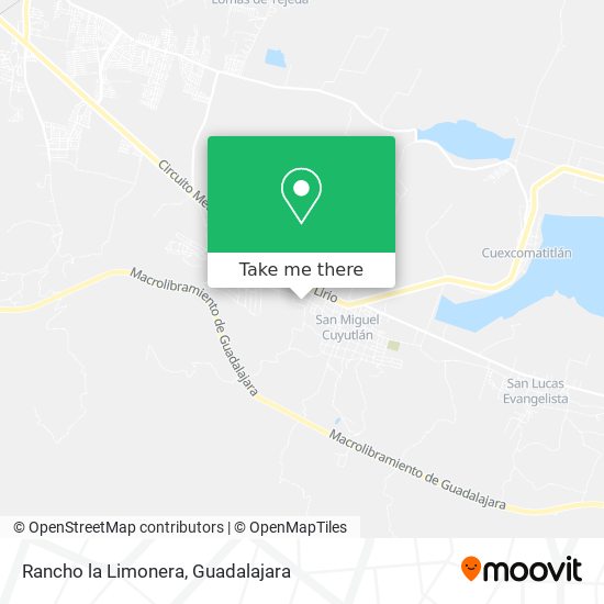 Mapa de Rancho la Limonera