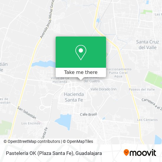Pastelería OK (Plaza Santa Fe) map